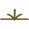 Ekena Millwork Redmond Smooth Timber Gable Bracket, Western Red Cedar, 60"W x 30"H x 1 1/2"D x 3 1/2"F, 12/12 Pitch GBW060X30X0204RED00SWR - alternate 3